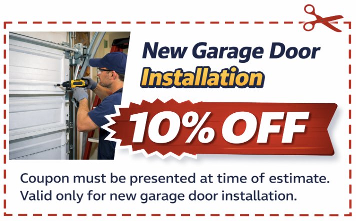 Coupon - New Garage Door Installation 10% Off